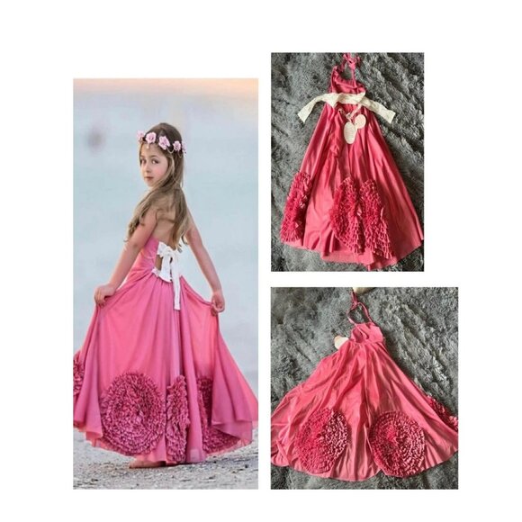 NWT Dollcake Raspberry Lace Parade Frock Maxi Dress sz 3 - Picture 2 of 2